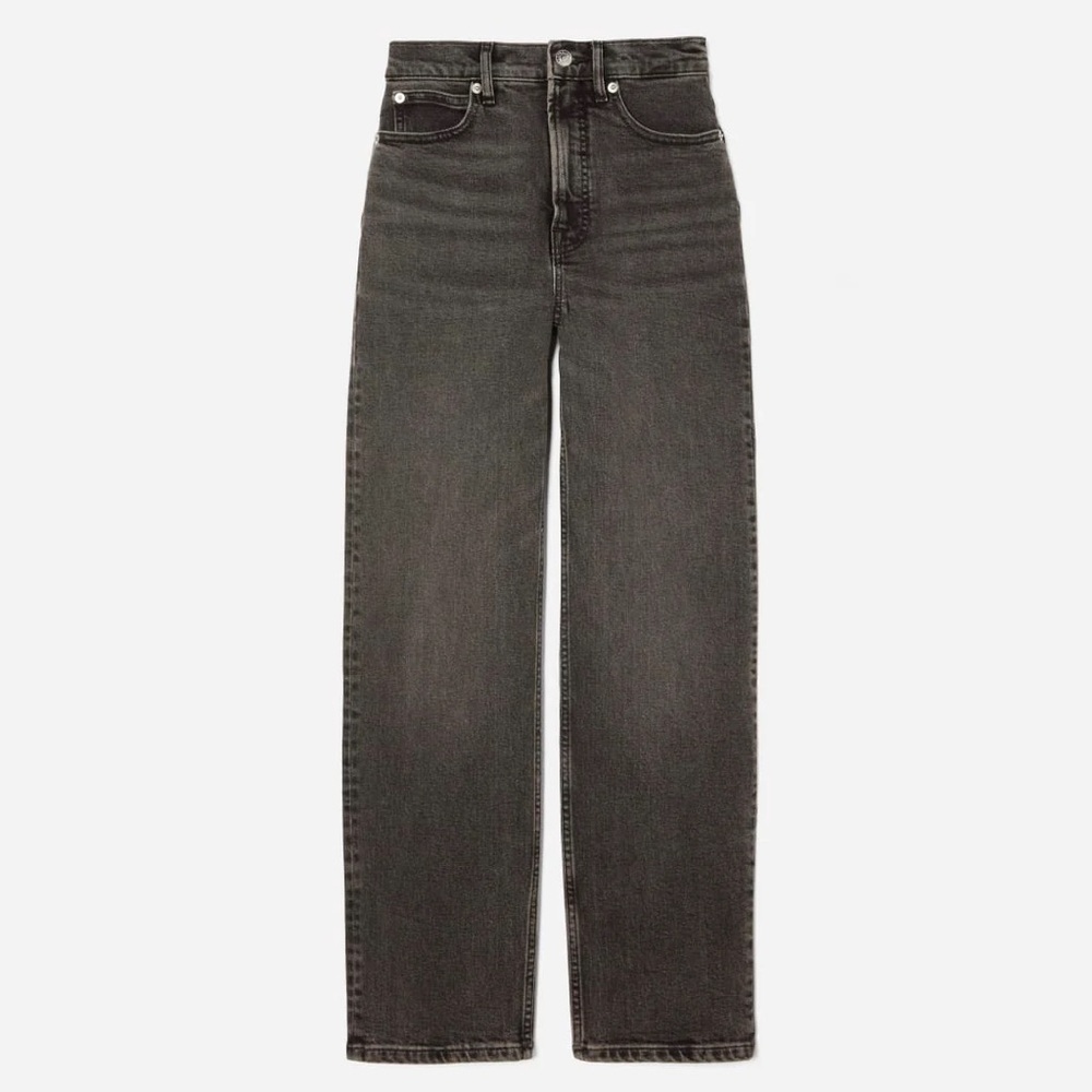 Everlane the curvy way high jean in washed black